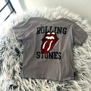 Rolling Stones Zara tee: Velvet Size; Small